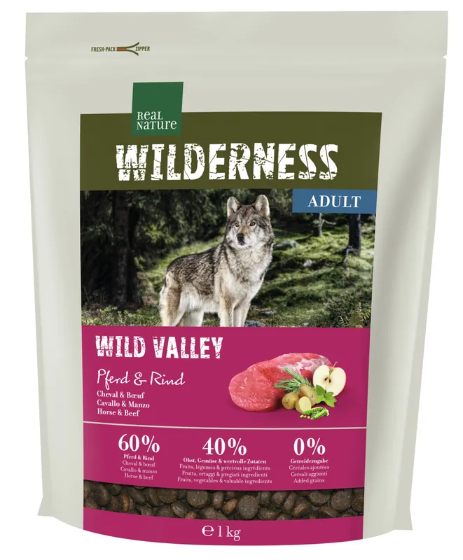 REAL NATURE WILDERNESS Adult Wild Valley 1 kg Rabatt
