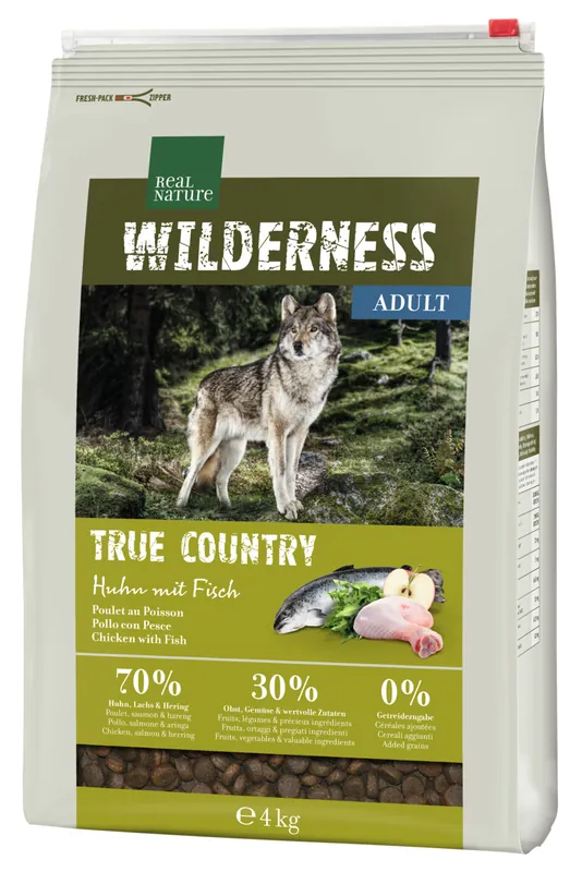 REAL NATURE WILDERNESS Pure Adult Huhn und Fisch 4 kg Direkt Vom Hersteller