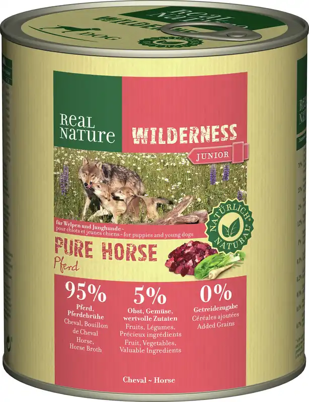REAL NATURE WILDERNESS Pure Horse Junior 800 g Rabatt