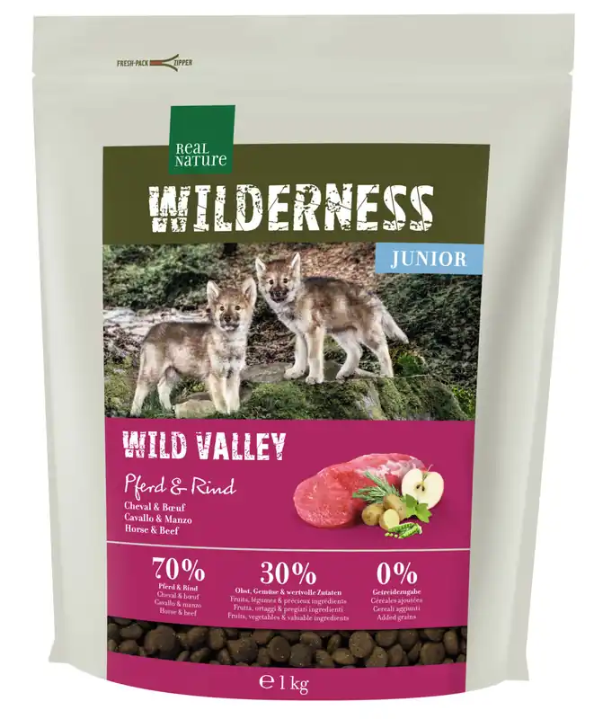 REAL NATURE WILDERNESS Wild Valley Junior 1 kg Letzte Chance