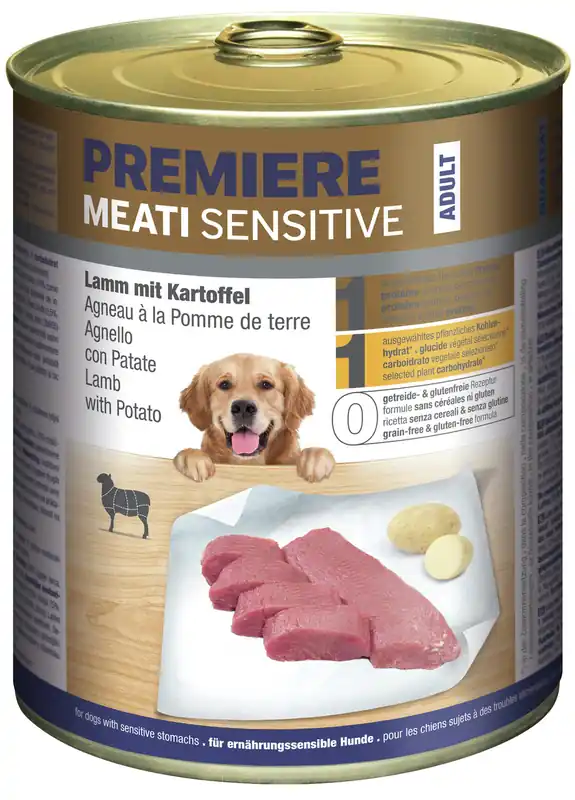 PREMIERE Meati Sensitive Lamm mit Kartoffeln 800 g Versand Am Gleichen Tag