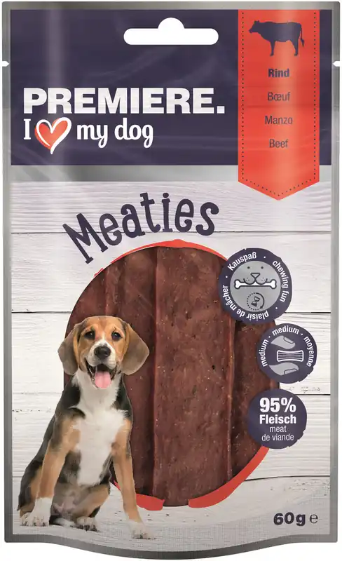 PREMIERE Pure Meaties Rind 60 g Markenprodukt