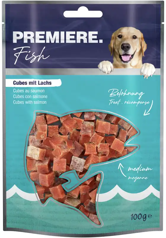 PREMIERE Snack It Cubes Lachs 100 g Wochenendangebot