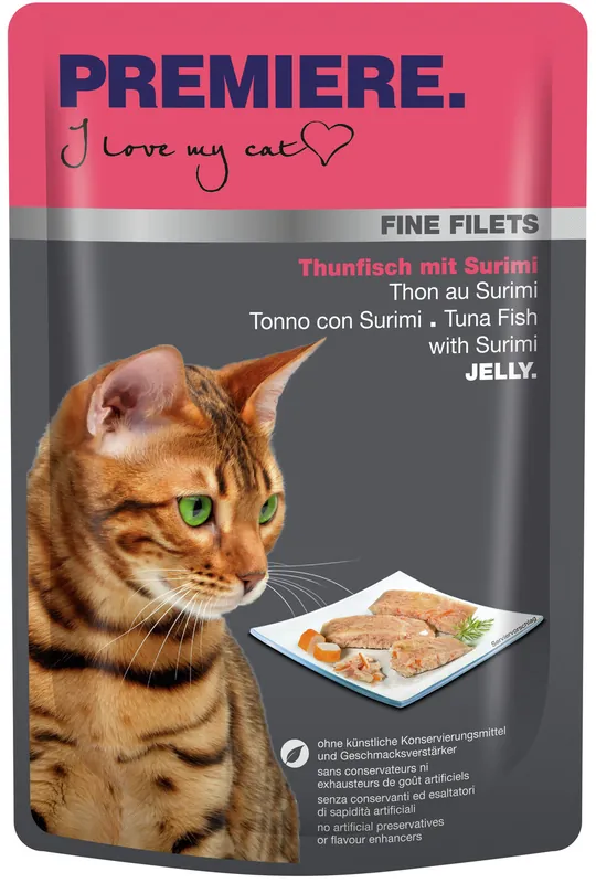 Jetzt Bestellen PREMIERE FineFilets Thunfisch und Surimi 100 g