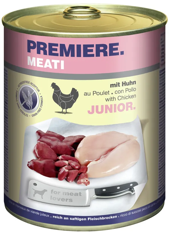 Direkt Vom Hersteller PREMIERE Meati Junior Huhn 800 g