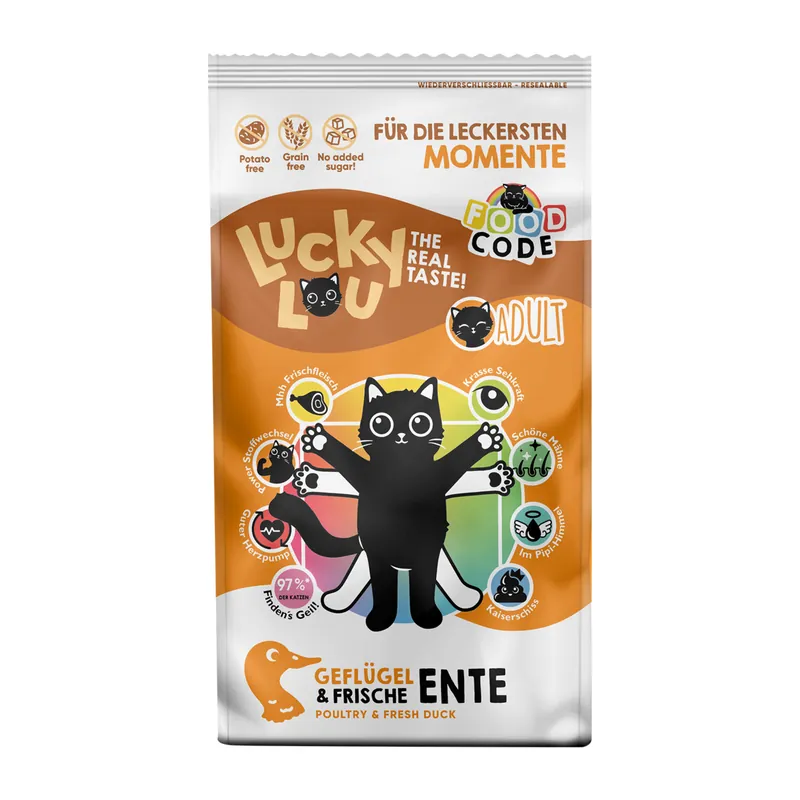 Lucky Lou Adult Geflügel & Ente 340 g Neu Im Sortiment
