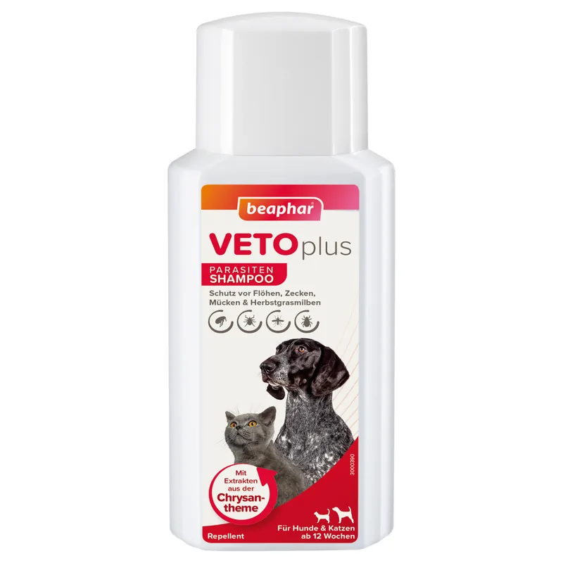 beaphar VETOplus Shampoo 200 ml Solange Der Vorrat Reicht