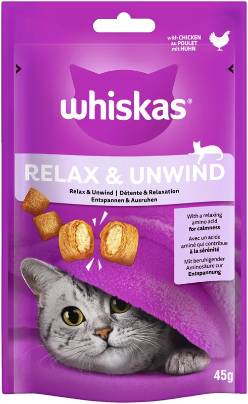 Sonderaktion Whiskas Relax & Unwind mit Huhn 45 g