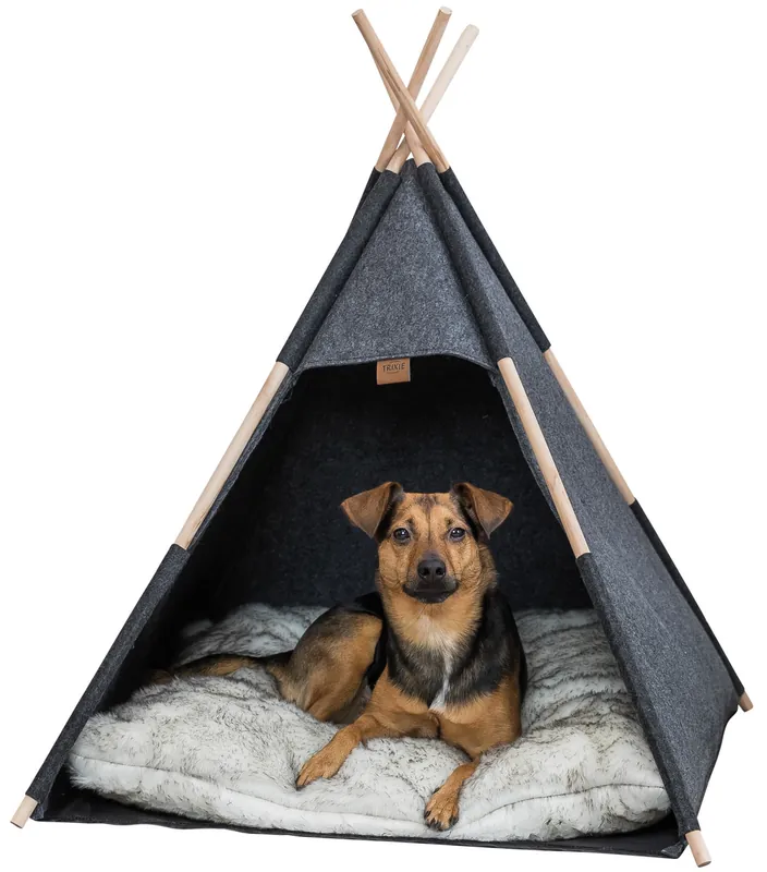 Sonderangebot TRIXIE Boho Tipi Filz 70x70x70 cm anthrazit