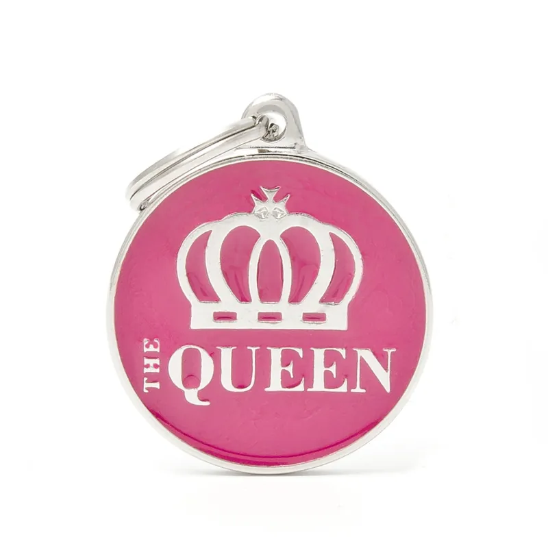 MY FAMILY Charm The Queen Tag Hundemarke Mega-Angebot