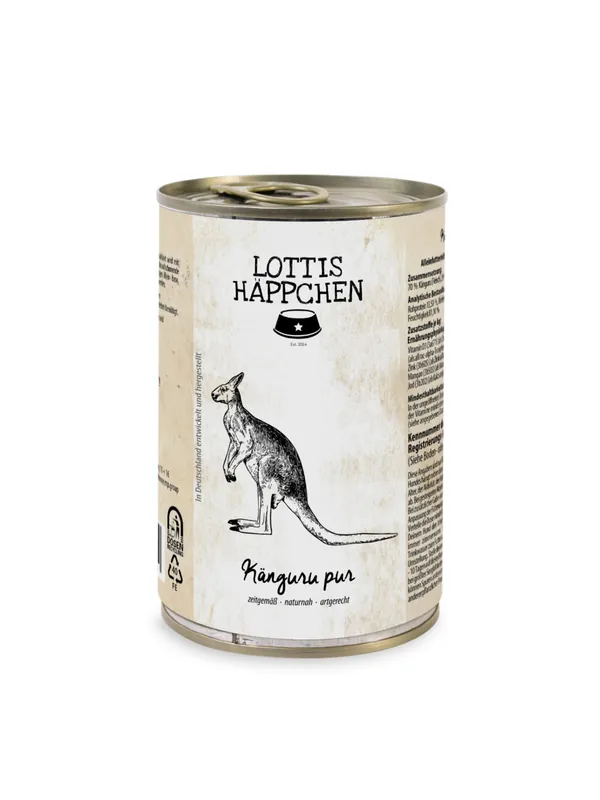 Jetzt Bestellen LOTTIS HÄPPCHEN Känguru PUR 400 g