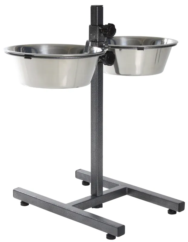 TRIXIE Edelstahl Napfbar 2 x 2800 ml / ø 24 cm Angebot