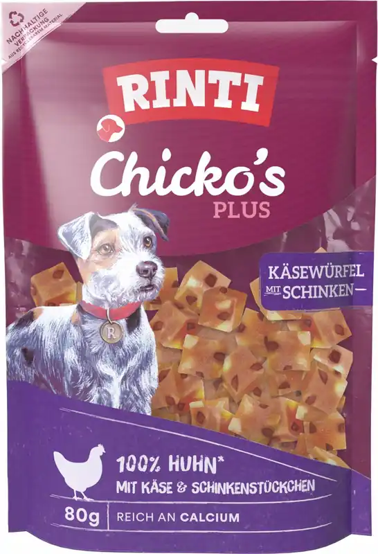 Nur Heute RINTI Chicko Plus Käse-Schinken-Würfel 80 g