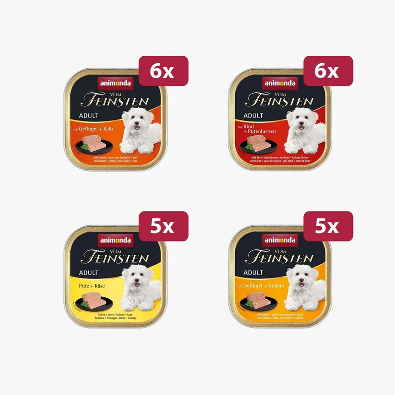 animonda vom Feinsten Adult Feinschmecker Mix 150 g (22 Stück) Preisknaller