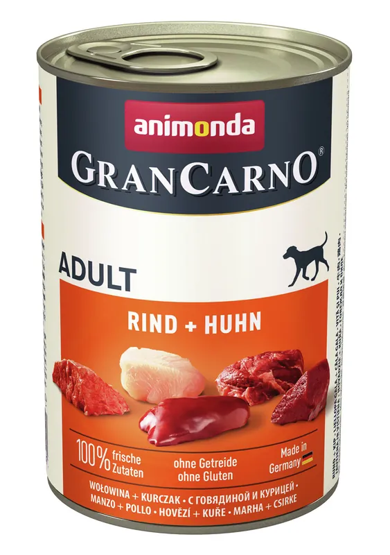 Solange Der Vorrat Reicht animonda GranCarno Adult Rind/Huhn 400 g