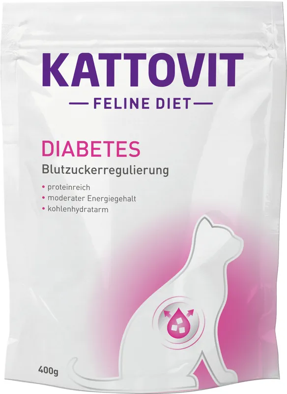 KATTOVIT Feline Diet Diabetes/Gewicht 400g Katzentrockenfutter Diätnahrung Mega-Angebot