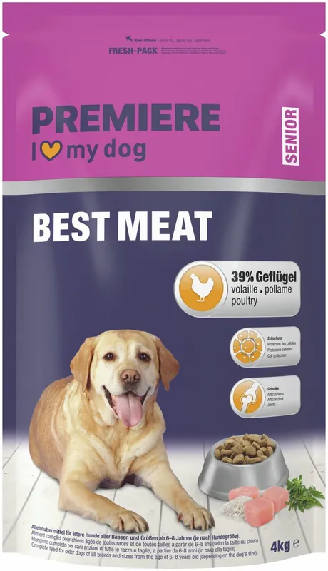 PREMIERE Best Meat Senior Geflügel 4 kg Meistverkauft