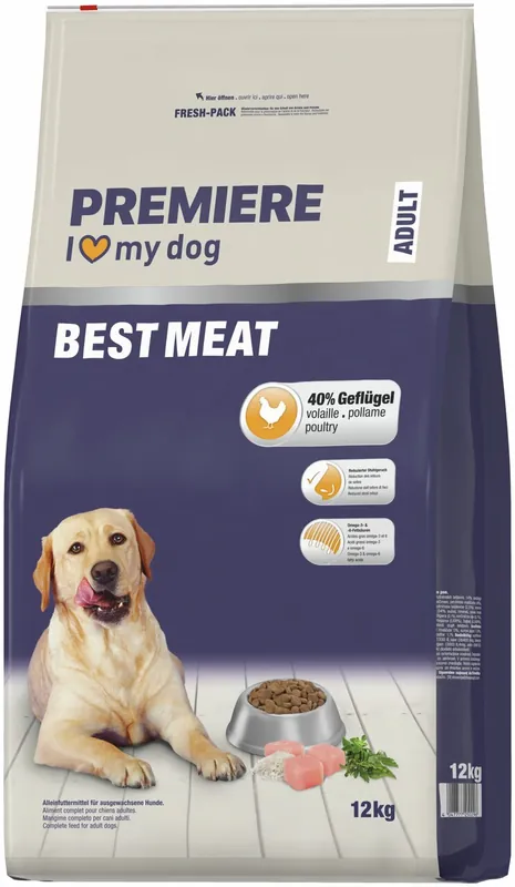 PREMIERE Best Meat Adult Geflügel 12 kg Nur Für Kurze Zeit