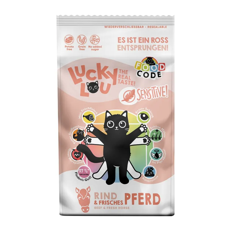 Must-Have Lucky Lou Food Code Sensi Rind & Pferd 1,7 kg