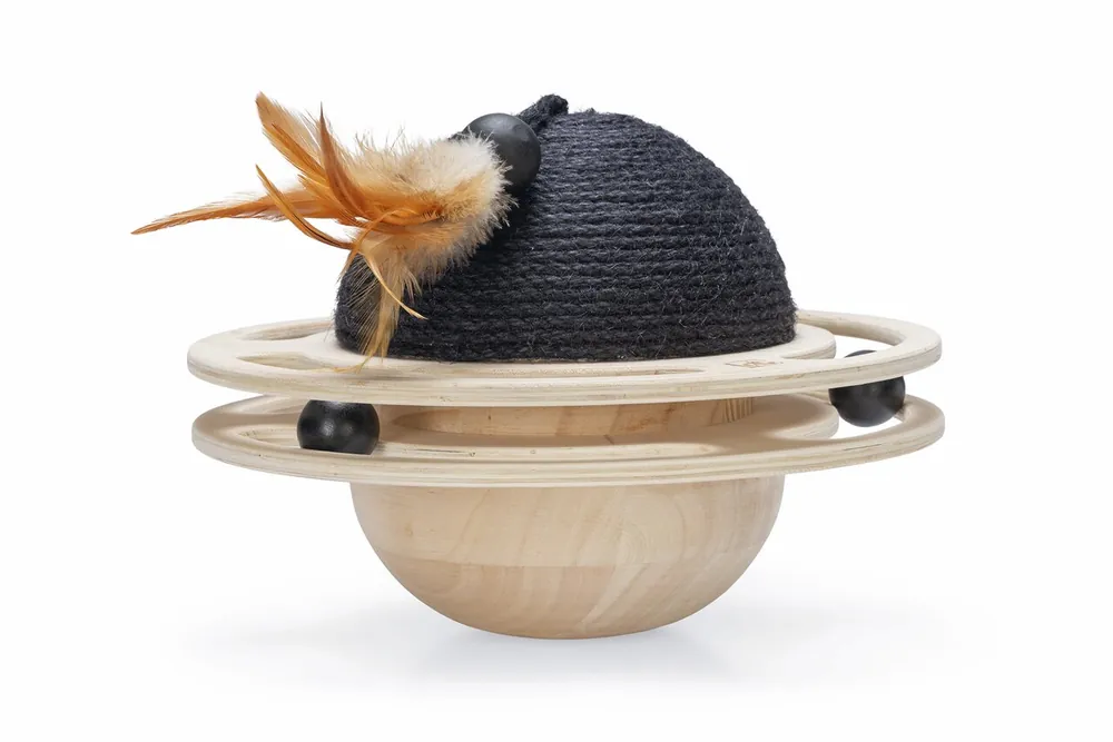 Rabatt Designed by Lotte Holz Spielball Baya schwarz 30 x 30 cm