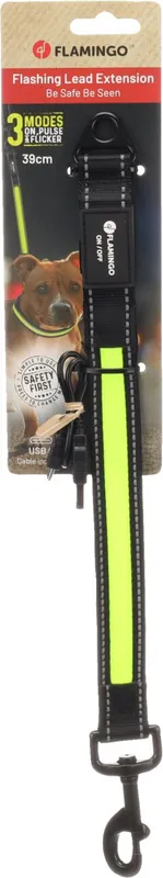 Flamingo Hund Verlängerungsstück Leine Flitzy 39 cm Beliebt
