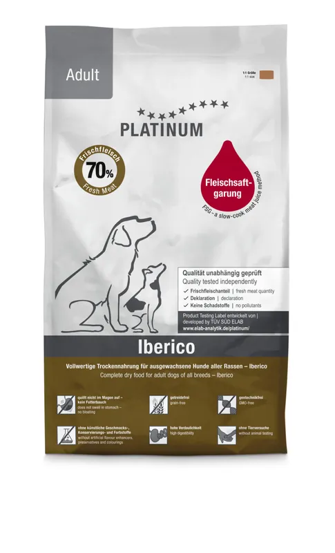 Sparpaket 3 x 5 kg PLATINUM Adult Iberico Sale