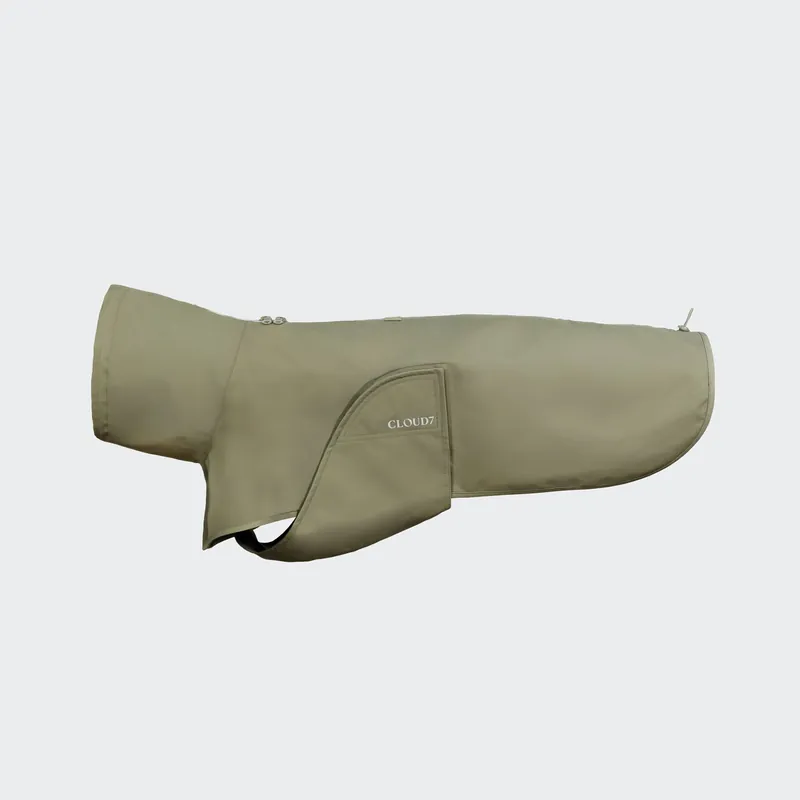 Cloud7 Regenmantel Helogland Olive Gr.8 Saisonangebot