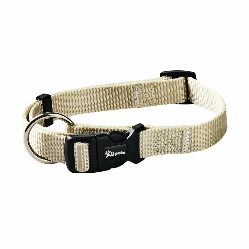 Top-Preis Allpets Classy Halsband XXS–XS 15–25 cm / 10 mm beige