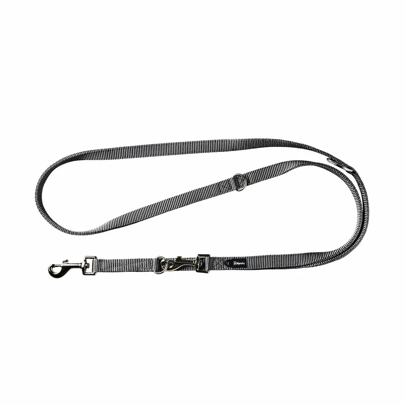 Allpets Extended Leine doppelt L–XL 2 m / 25 mm grey Sonderangebot