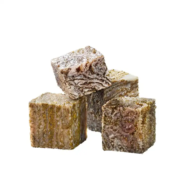 Sparpaket 5 x 1kg LOTTIS HÄPPCHEN Rind Blättermagen grün Würfel Heißes Angebot