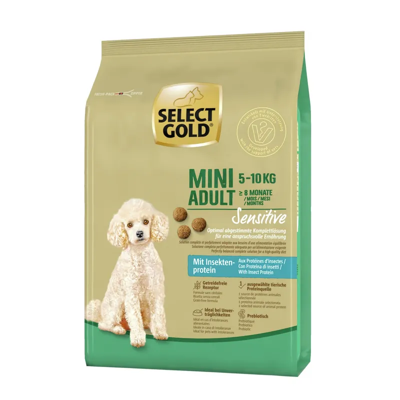 Aktuell Select Gold Mini Sensitive Adult Insect 1 kg
