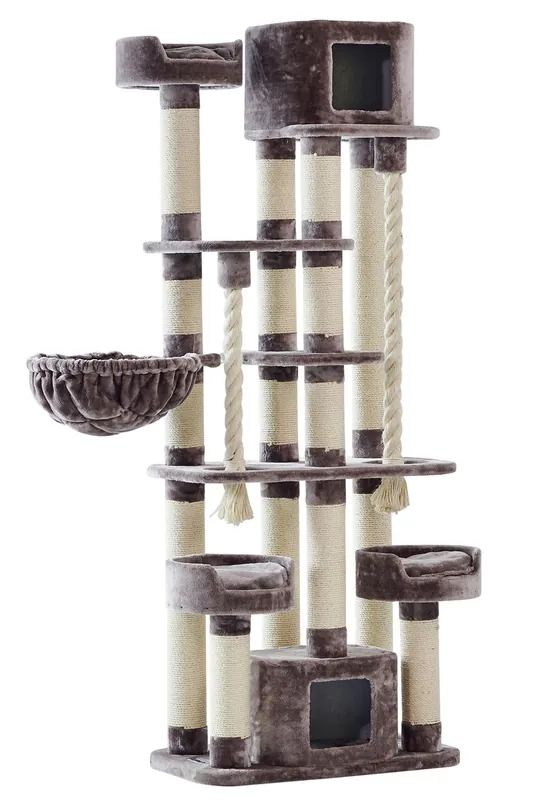 Abverkauf Nobby Kratzbaum Kyla 80 x 50 x 209 cm cappuccino