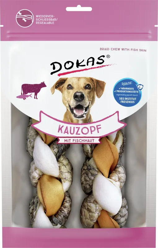 Sonderangebot DOKAS Kauzopf mit Fischhaut 120 g
