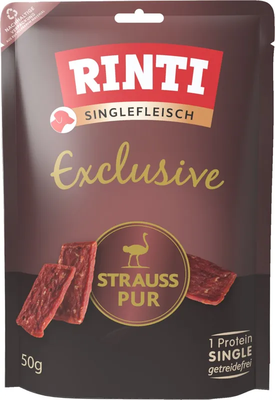 Meistverkauft RINTI Exclusive Snack Strauss pur 50 g