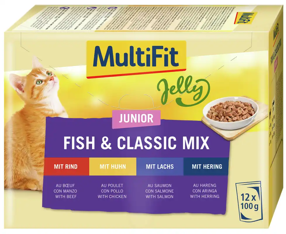 Echt Multifit Junior Jelly Fish Classic 12x100 g