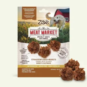 Zoë Meat Market Chunks mit Strauß, 100 g Zertifiziert
