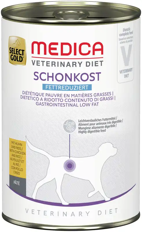 Sale Select Gold Medica Schonkost fettreduziert Huhn & Reis 400 g