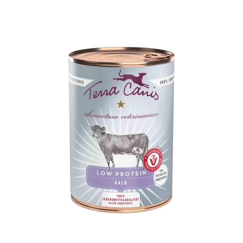 Terra Canis AliVet LOW PROTEIN Kalb getreidefrei 400 g Sonderangebot