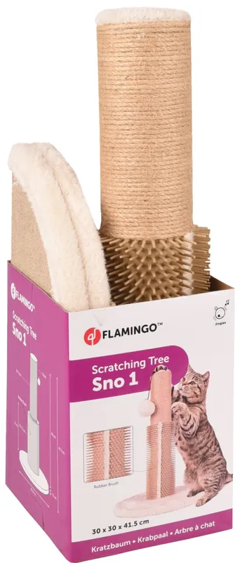 Flamingo Kratzbaum kompakt Asa creme 30 x 30 x 41,5 cm Beliebt