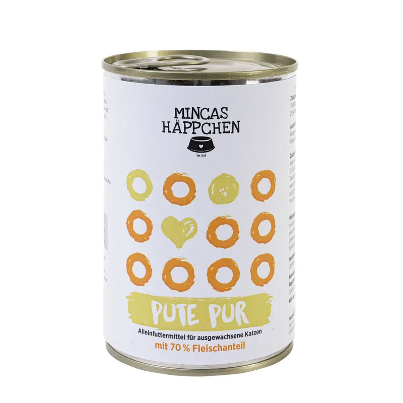 Letzte Chance MINCAS HÄPPCHEN Adult Pute 400 g