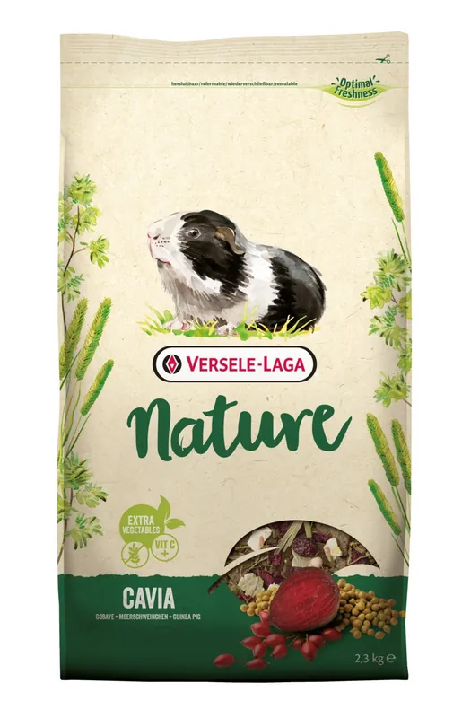 Online Kaufen Sparpaket 2 x 2,3 kg Versele-Laga Nature Cavia Meerschweinchen Hauptfutter