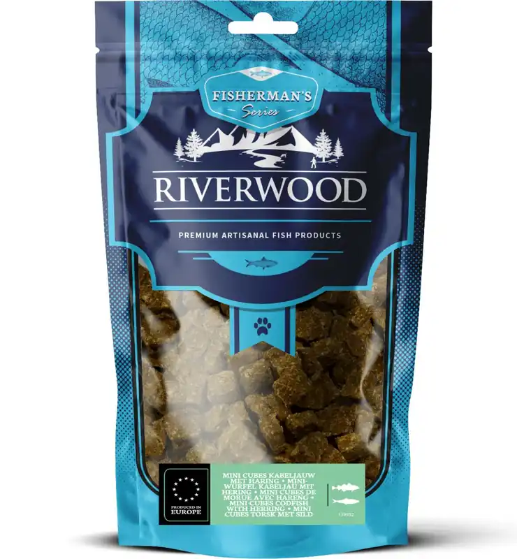 Mega-Angebot Riverwood Mini-Würfel Kabeljau/Hering 125 g