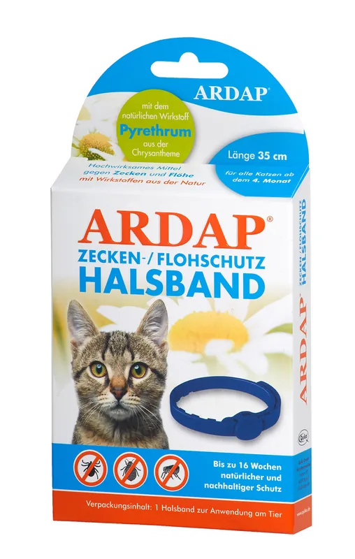 Bestseller ARDAP Zecken-/ Flohhalsband für Katzen Ungezieferbekämpfung