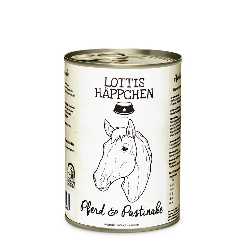 LOTTIS HÄPPCHEN Pferd mit Pastinake 400 g Preisreduziert