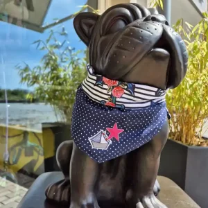 Moo & Marlii Hundehalstuch Anchor & Rose 1 Online Kaufen