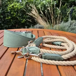 Neue Kollektion hundewerk Hundeleine Nautic Rope Salvia 200 x 1.2 cm