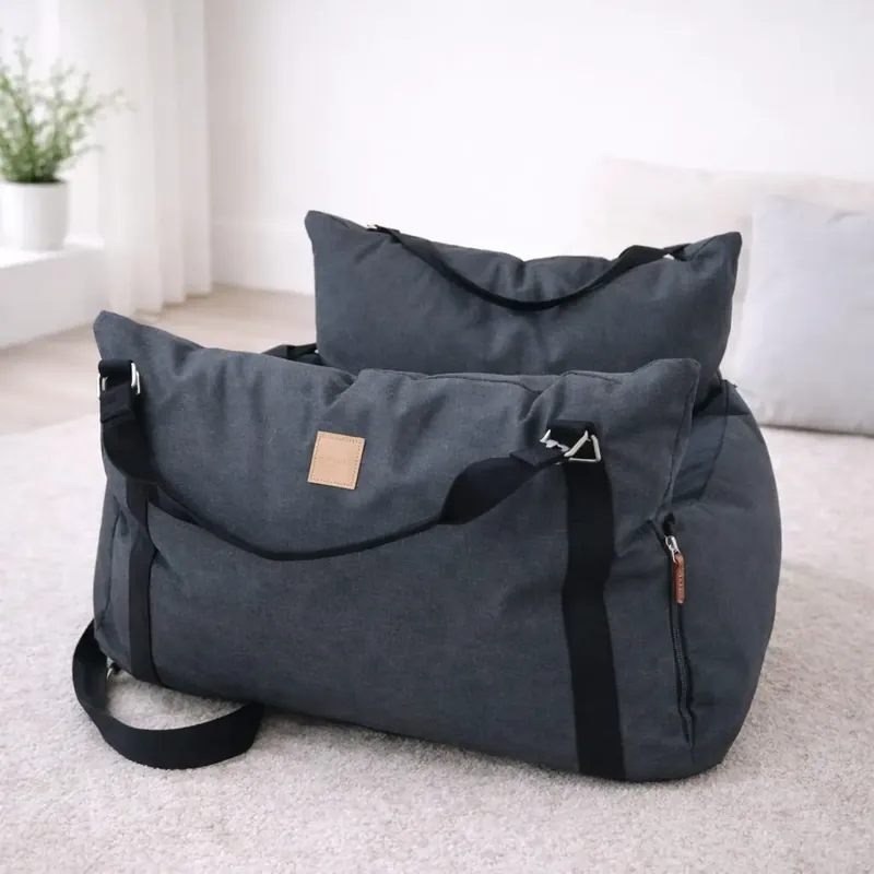 Rabatt hundewerk Hundeautositz und Reisebett Denim Anthra small