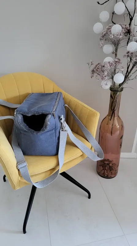 Nur Für Kurze Zeit hundewerk Hundetasche MOLA Denim Navy S