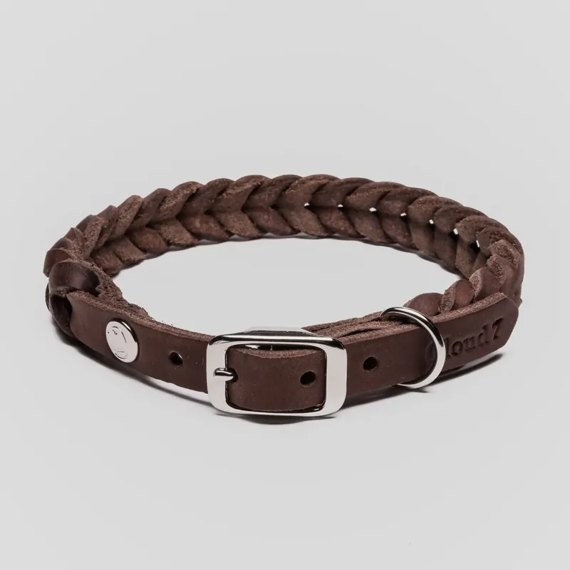 Must-Have CLOUD7 Halsband Central Park Saddle Brown XS